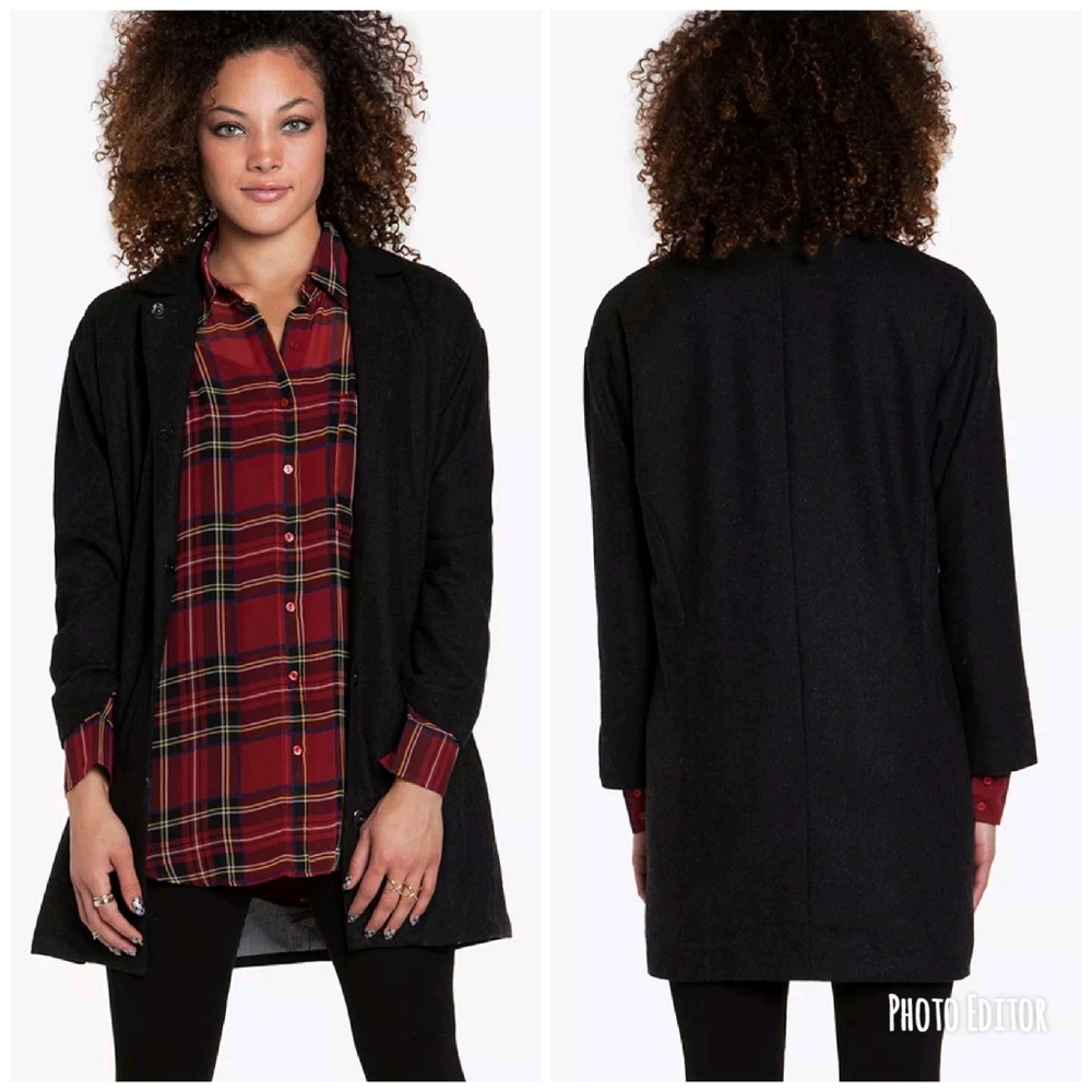 New Oversized Boyfriend Wool Coat